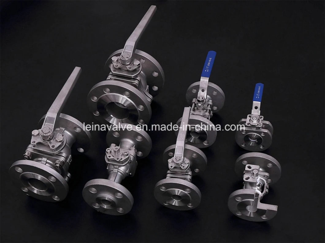 Cast Forged Stainless Steel Industrial Mounted Trunnion Ball Valve with Flange RF or Bw Ends Flanged End Direct Mounting Pad DIN Pn16 Ball Valve