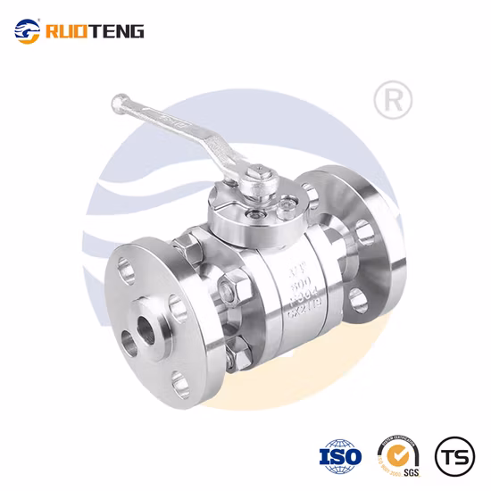 API 6D High Pressure 900lb Flange Type Forged Stainless Steel Full Port Floating Ball Valve