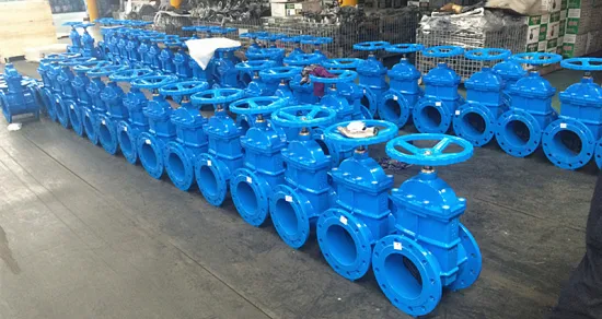 BS 5150/ DIN 3352 F4 F5/ Awwa C515 Double Flanged 2-36 Inch Non Rising Stem Gate Valve Ductile Iron Stainless Steel CF8 CF8m with Resilient Seat
